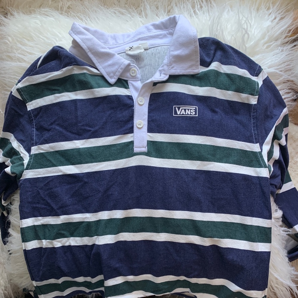 Vans long sleeve cropped shirt